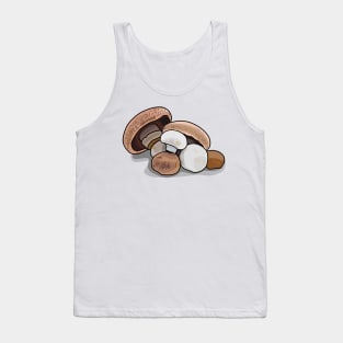 Mushroom cartoon illustration Tank Top